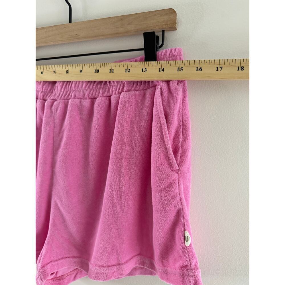 Anthropologie Araminta James Swim Womens Pink Terry Shirt Set Coverup Large - Picture 14 of 15